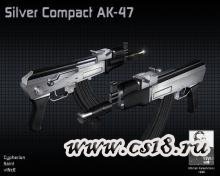 Silver Compact AK-47 -  